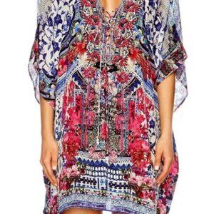 CAMILLA Short Lace Up Kaftan - From Kaili With Love